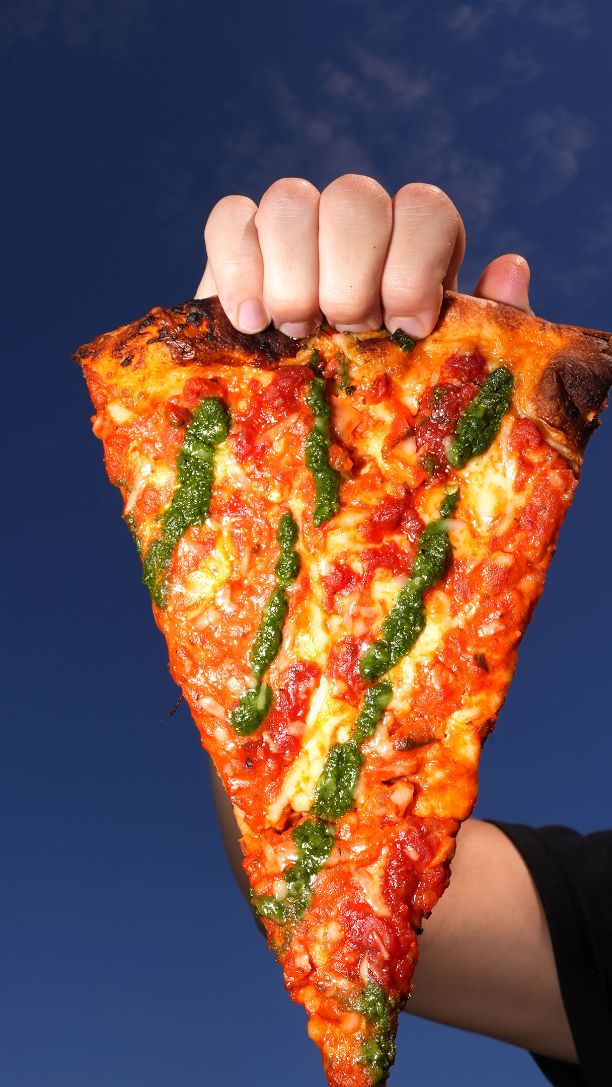 Pop's Pizzeria - Verde Pie Slice