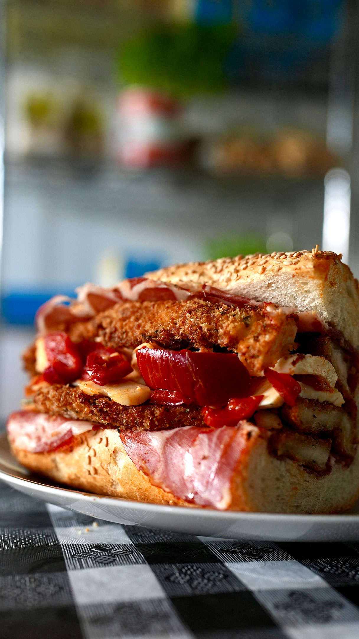 Pop's Pizzeria - The Diabla Sandwich