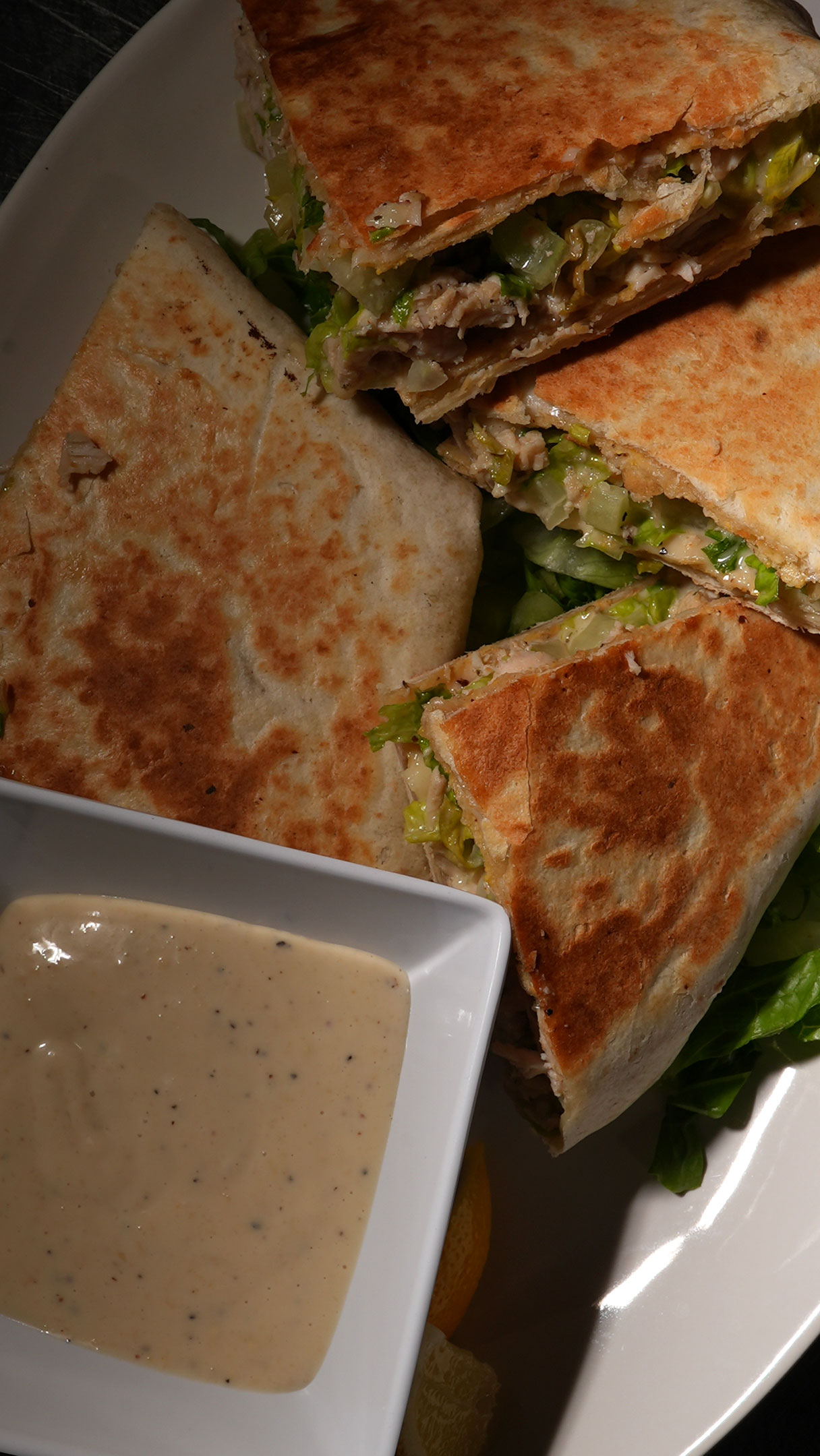 Pop's Pizzeria - Chicken Caesar Crunch Wrap