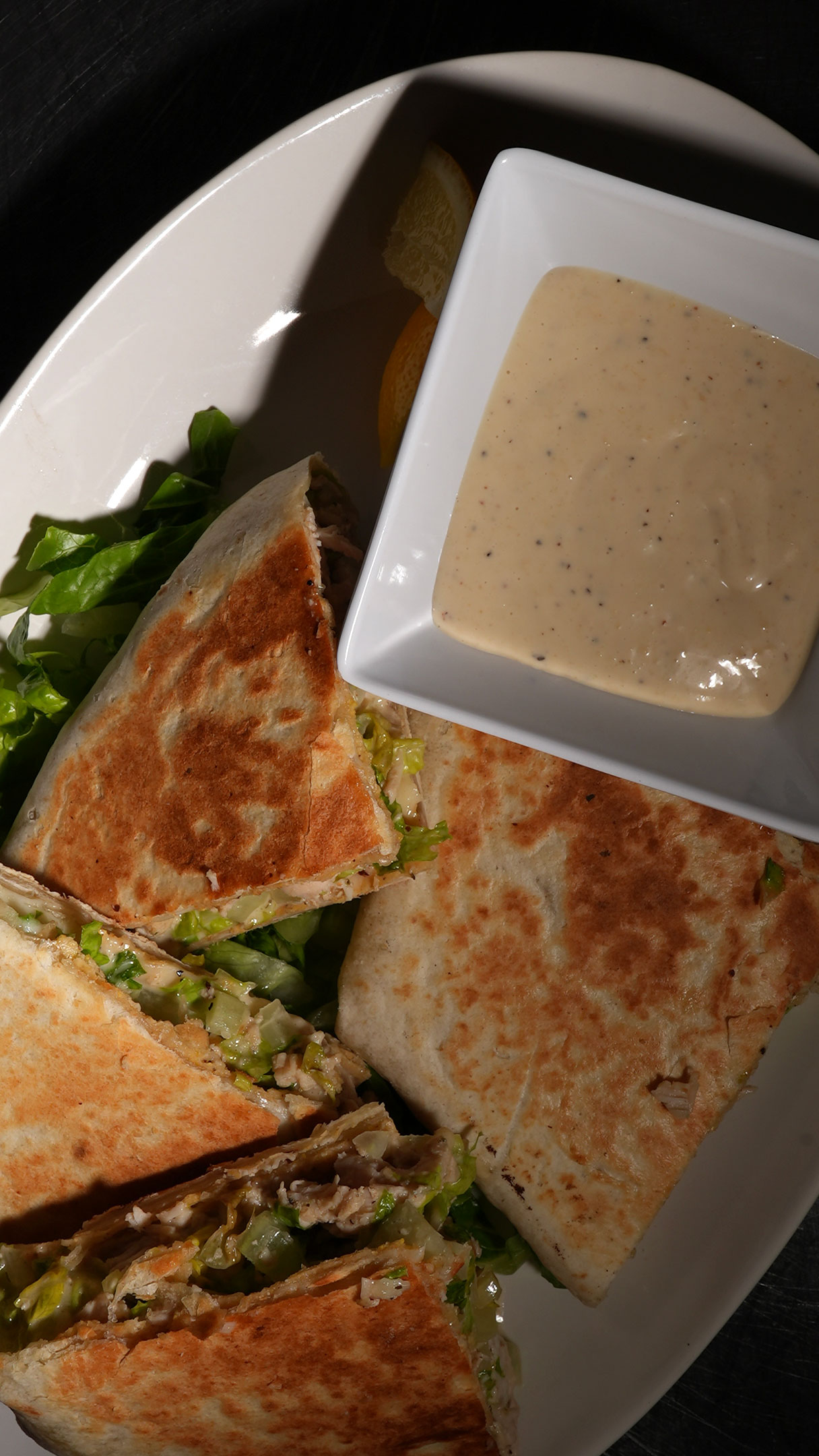 Pop's Pizzeria - Chicken Caesar Crunch Wrap